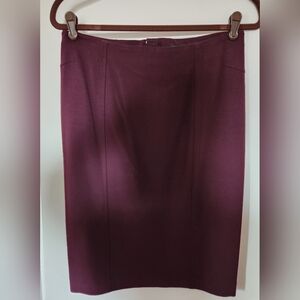 Ann Taylor Deep Purple Pencil Skirt